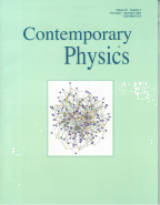 Cover of Contemporary Physics with network review